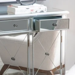 Falcone Console Silver - Powell Company -Furniture Sale Store GUEST 4b62a470 bb84 4bd2 8f67 265b200801f3