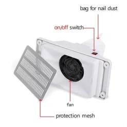 LEIBOU Professional 35 Inch Vented And Foldable Manicure Table With Wrist Rest Cushion, Dust Collector, And Carrying Bag, White 6 LEIBOU Professional 35 Inch Vented And Foldable Manicure Table With Wrist Rest Cushion, Dust Collector, And Carrying Bag, White -Furniture Sale Store GUEST 4b7feb3c 2021 462b 988b ebcc48537465