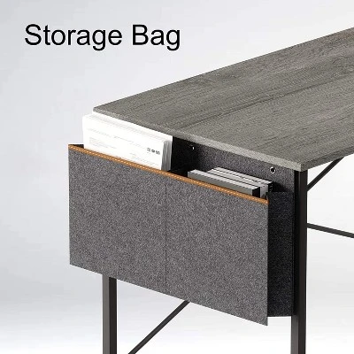 Bestier Computer Office Desk Workstation With Storage Bag 3 Bestier Computer Office Desk Workstation With Storage Bag - Image 3