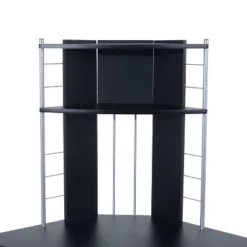 HOMCOM 62" Arch Corner Computer Desk With Printer Hutch And Storage Shelf -Furniture Sale Store GUEST 4cb350d3 bc85 43b5 82cc c6a68cd2839e