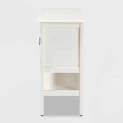 Chauncey Wood And Glass 2 Door Kitchen Cabinet White - Baxton Studio -Furniture Sale Store GUEST 4cb76f19 8fc2 4770 9ec9 eb295baceb70
