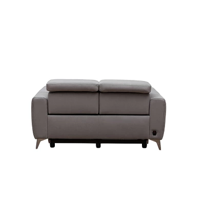 Archer Fabric Power Recliner Sofa Loveseat With Power Headrests Gray - Abbyson Living 3 Archer Fabric Power Recliner Sofa Loveseat With Power Headrests Gray - Abbyson Living - Image 3