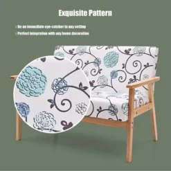 Costway Modern Fabric Loveseat Sofa Couch Upholstered 2-Seat Wood Armchair -Furniture Sale Store GUEST 4daa4675 c71e 44cf aebe dfdf34afdaf6