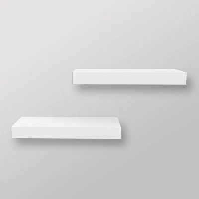 Set Of 2 16" Wood Ledge Wall Shelf - Threshold™ 5 Set Of 2 16" Wood Ledge Wall Shelf - Threshold™ - Image 5