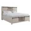 5pc King Jack Platform Storage Bedroom Set White - Picket House Furnishings
