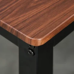 HOMCOM Industrial 4 Piece Dining Room Table Set With Bench Wooden Kitchen Table And Chairs W/ Storage Rack For Kitchen, Dinette, Black/Brown 8 HOMCOM Industrial 4 Piece Dining Room Table Set With Bench Wooden Kitchen Table And Chairs W/ Storage Rack For Kitchen, Dinette, Black/Brown -Furniture Sale Store GUEST 4e73d1e2 d27c 468a 96e8 b34ff4c588b4