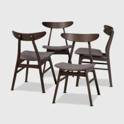Set Of 4 Britte Fabric Upholstered Wood Dining Chairs - Baxton Studio 12 Set Of 4 Britte Fabric Upholstered Wood Dining Chairs - Baxton Studio -Furniture Sale Store GUEST 4f6f5b57 0f68 43c2 99ed df3a7cbae295