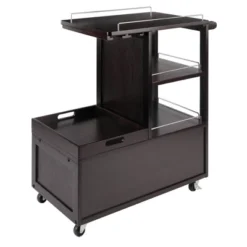 Galen Entertainment Cart With Serving Tray Wood/Espresso - Winsome 15 Galen Entertainment Cart With Serving Tray Wood/Espresso - Winsome -Furniture Sale Store GUEST 4ff1da40 9a09 4353 9122 c0807d412cd7