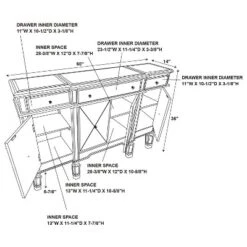 Falcone Console Silver - Powell Company -Furniture Sale Store GUEST 50ab5702 598e 4da3 b4f8 afc7d918e0a8