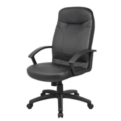 High Back Leatherplus Chair Black - Boss Office Products -Furniture Sale Store GUEST 50c2ecc1 d651 4756 b781 b16eb166eaa0