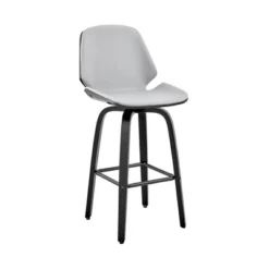 26" Arabela Counter Height Barstool With Leather Seat - Armen Living -Furniture Sale Store GUEST 51352fa6 5bd6 4eb5 81df 089dfb4c5957
