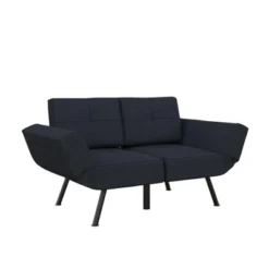 RealRooms Euro Upholstered Tufted Loveseat Futon With Storage Pockets -Furniture Sale Store GUEST 52a7c3f4 c33a 4a55 97b5 f1c48c45bee6