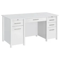 Dylan 4 Drawer Standing Office Desk With Cabinet - Coaster -Furniture Sale Store GUEST 52a81956 8173 45f5 b3d1 b2de1c423b8b