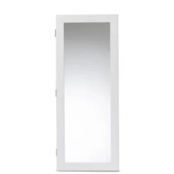 Pontus Wood Wall-Mountable Jewelry Armoire With Mirror - Baxton Studio -Furniture Sale Store GUEST 52e5db1b f444 44a2 865f 6d3687fabb3c