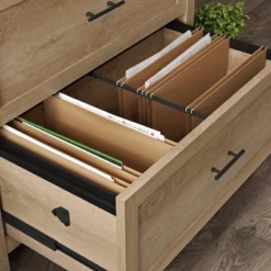 2 Drawer Bridge Acre Rustic Farmhouse Lateral File Cabinet Orchard Oak - Sauder -Furniture Sale Store GUEST 5386059f be4b 429b 946b 3dc337dfbb9e