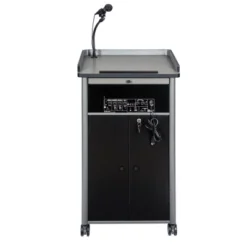 Greystone Lectern With Sound Lecture Podium Charcoal Slate - Hampden Furnishings -Furniture Sale Store GUEST 53f609f6 24f4 46ba ac95 a2fe0e1f0703