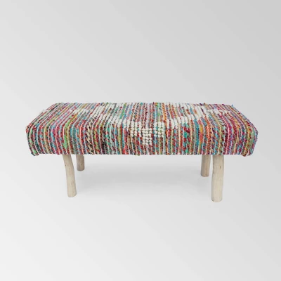 Laveta Boho Rectangular Bench - Christopher Knight Home 9 Laveta Boho Rectangular Bench - Christopher Knight Home - Image 9