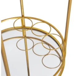 Round Metal Bar Cart Gold - Linon -Furniture Sale Store GUEST 54a81f07 6d98 4cf3 a42b cabc4678a0a3