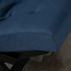 HOMCOM Single Person 3 Position Convertible Chaise Lounger Sofa Bed With 2 Large Pillows And Oak Frame -Furniture Sale Store GUEST 54aec3b6 23da 40c6 b981 ec544c66c74e