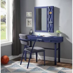 Cargo Vanity Table Blue - Acme Furniture -Furniture Sale Store GUEST 55e00653 81d9 4398 ac0f 0e9af6084aff