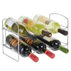 MDesign Collapsible Metal Water Bottle, Wine Rack Holder 12 MDesign Collapsible Metal Water Bottle, Wine Rack Holder -Furniture Sale Store GUEST 56ca28b9 d1e8 4ff4 b401 0b0786d853a4