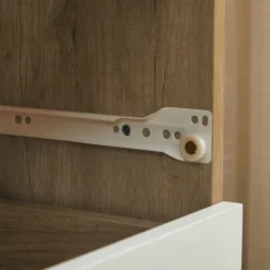 Modern 6 Drawer Dresser With Solid Wood Legs And Handles, White + Oak - ModernLuxe -Furniture Sale Store GUEST 56ed5c25 4d26 4f35 b392 5fc5194ad347