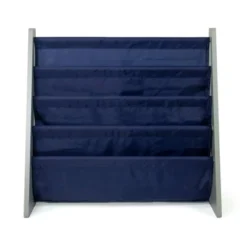 Newport Kids' Bookshelf 4 Tier Book Organizer Navy/Gray - Humble Crew -Furniture Sale Store GUEST 574ccf2b 2cf1 4fc3 a085 64ee5afa9049
