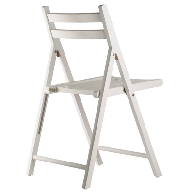 4pc Robin Folding Chair Set White - Winsome 7 4pc Robin Folding Chair Set White - Winsome - Image 7