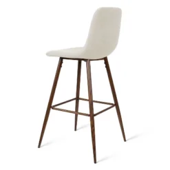 26" Bingo Walnut Leg With Upholstered Counter Height Stool (Set Of 2 )-Maison Boucle -Furniture Sale Store GUEST 58c6af1b 6bb7 4559 a87a 3545e474a603