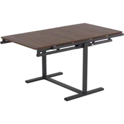 55 Downing Street Walnut And Gray Convertible Bookshelf Dining Table -Furniture Sale Store GUEST 592397fc 2d09 48b3 9142 280f056f6322