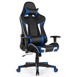Tangkula Gaming Desk& Massage Gaming Chair Set Gamer Workstation With Headphone Hook -Furniture Sale Store GUEST 59de5dcf 5a01 45e4 b949 49d7d510fe12
