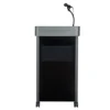 Greystone Lectern With Sound Lecture Podium Charcoal Slate - Hampden Furnishings