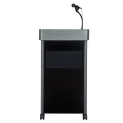 Greystone Lectern With Sound Lecture Podium Charcoal Slate - Hampden Furnishings