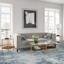 Metal Side Table In Gold - Henn&Hart -Furniture Sale Store GUEST 5aa9c94d 3143 47d1 a5a6 45400507ec5a