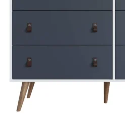 Set Of 2 Amber 6 Drawer Double Wide Dresser And 4 Tall Drawer Dresser - Manhattan Comfort -Furniture Sale Store GUEST 5b4d3b83 37eb 4edb 97de 973a86aa44ec