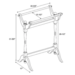 Hollis Blanket Or Quilt Rack Brown - Powell Company -Furniture Sale Store GUEST 5b5c19a0 9fcc 4fb0 8464 e924b5c2e0cb