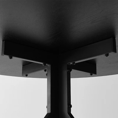 43'' Jones Solid Black Grain Round Dining Table -The Pop Maison 5 43'' Jones Solid Black Grain Round Dining Table -The Pop Maison - Image 5