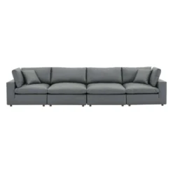 Commix Down Filled Overstuffed Vegan Leather 4 Seater Sofa - Modway -Furniture Sale Store GUEST 5c05251c 15f6 404f 879f 7ddd4f286896
