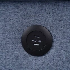 78" Nichelle Sofa Blue Fabric - Acme Furniture -Furniture Sale Store GUEST 5c8e7b94 a160 4ac0 aa8a 2af38c451ee7