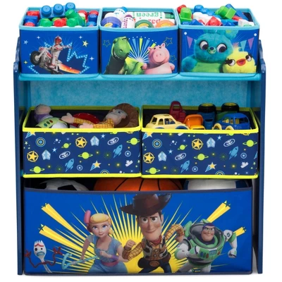 Disney Pixar Toy Story 4 Design And Store 6 Bin Toy Organizer - Delta Children 6 Disney Pixar Toy Story 4 Design And Store 6 Bin Toy Organizer - Delta Children - Image 6