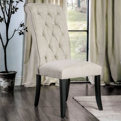 5pc Mount Rose Rustic Dining Table Set Brushed Black/Beige - HOMES: Inside + Out 2 5pc Mount Rose Rustic Dining Table Set Brushed Black/Beige - HOMES: Inside + Out - Image 2