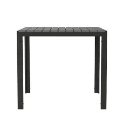 Flash Furniture Harris Commercial Grade Indoor/Outdoor Black Square Steel Patio Dining Table For 4 With Black Poly Resin Slatted Top 19 Flash Furniture Harris Commercial Grade Indoor/Outdoor Black Square Steel Patio Dining Table For 4 With Black Poly Resin Slatted Top -Furniture Sale Store GUEST 5e806005 b381 4a3f b3ca c54ad26703a1