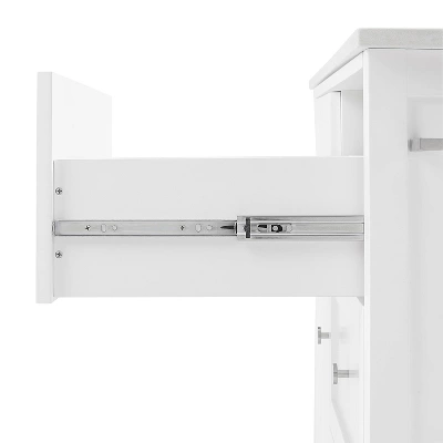 Soren Stone Top Kitchen Island/Cart White - Crosley 3 Soren Stone Top Kitchen Island/Cart White - Crosley - Image 3