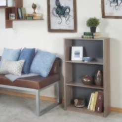 42" Central 3 Shelf Bookcase Latte - Niche 9 42" Central 3 Shelf Bookcase Latte - Niche -Furniture Sale Store GUEST 5f09df77 8644 459b b22c c4bb40aa97ec