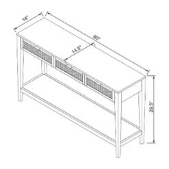 East Bluff Woven Drawer Console Table - Threshold™ Designed With Studio McGee -Furniture Sale Store GUEST 5fadeab1 5821 409f b35b 9dc3416e6dfc