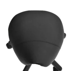 HOMCOM Rolling Saddle Stool, Swivel Salon Chair, Ergonomic Faux Leather Stool, Adjustable Height With Wheels For Spa, Salon, Massage, Office, Black -Furniture Sale Store GUEST 60b0f174 d373 46a1 b81f 07f8f757ccc5