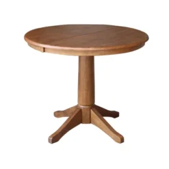 Lillian Round Top Pedestal Table With 12" Drop Leaf Distressed Oak - International Concepts 20 Lillian Round Top Pedestal Table With 12" Drop Leaf Distressed Oak - International Concepts -Furniture Sale Store GUEST 60f16a67 d469 4203 80e5 a645f526049f