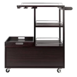 Galen Entertainment Cart With Serving Tray Wood/Espresso - Winsome 14 Galen Entertainment Cart With Serving Tray Wood/Espresso - Winsome -Furniture Sale Store GUEST 61411572 47bf 413e af1c 002a37469324