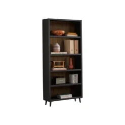 72" Payton Mid-Century Open Bookcase Office Shelving Black - Martin Furniture -Furniture Sale Store GUEST 624434cb dc1e 4690 9a4a 46e957c92132