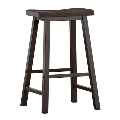 Set Of 2 29" Chimney Hill Saddle Barstools - Inspire Q 8 Set Of 2 29" Chimney Hill Saddle Barstools - Inspire Q - Image 8